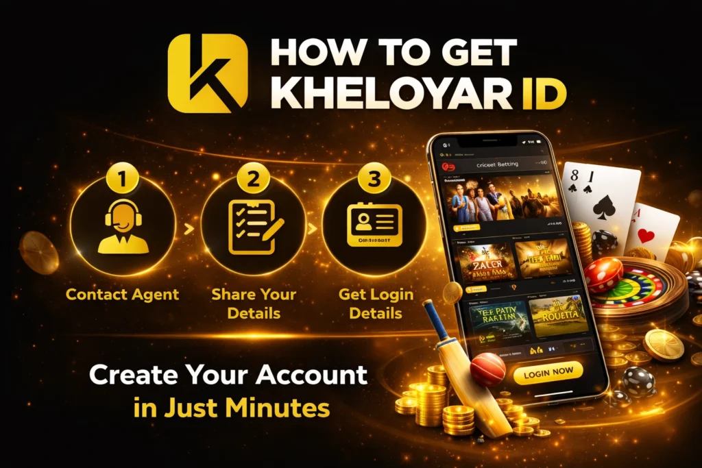 Kheloyar ID – Official Logo for Online Gaming Platform