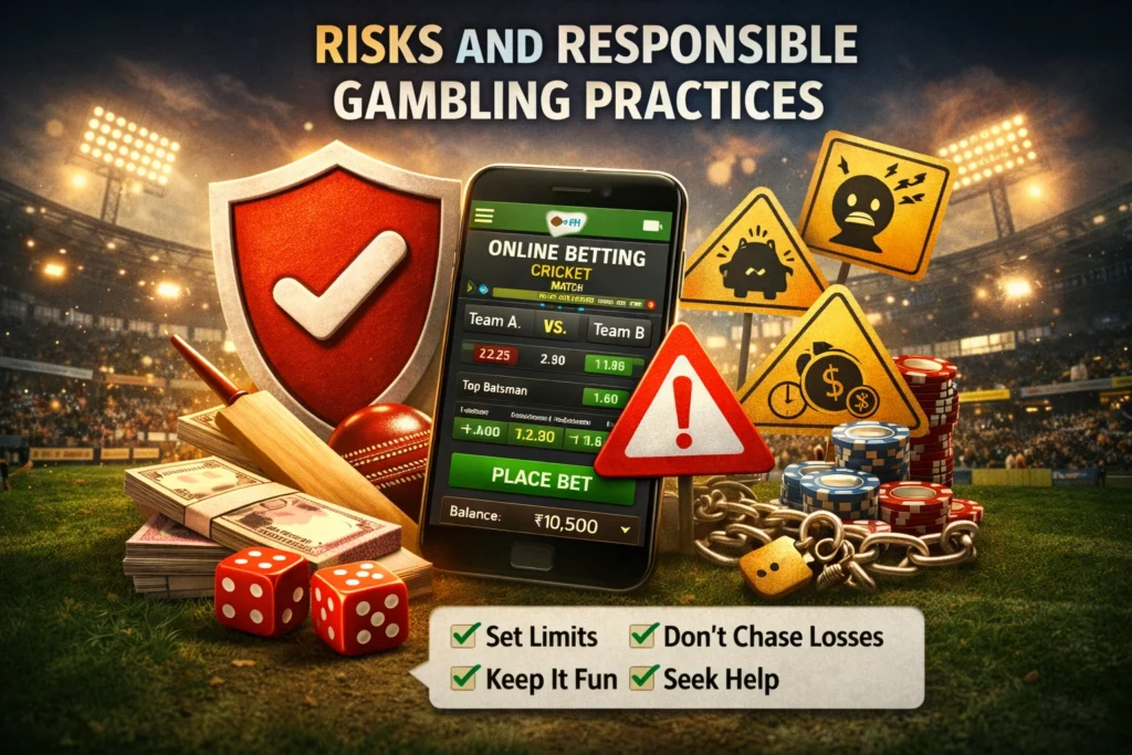 Responsible gambling practices for online cricket betting with budget control and safe betting tips