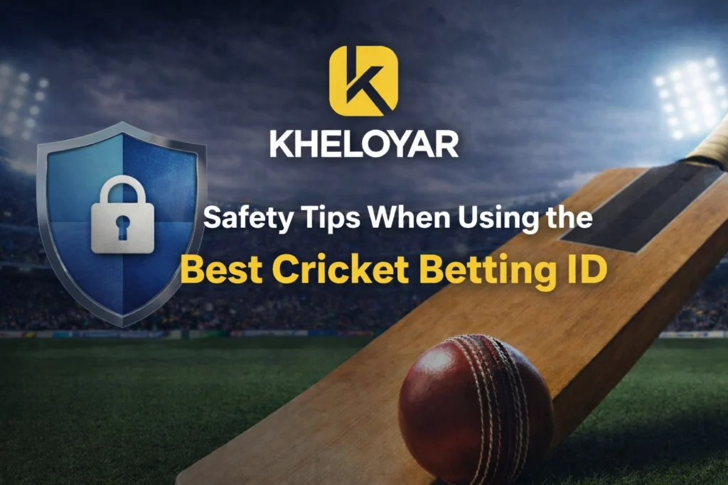 Safety tips for using the Best Cricket Betting ID with KheloYaar trusted online betting platform