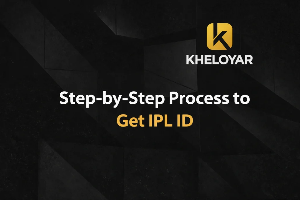 Step by step process to get IPL ID with Kheloyar logo guide