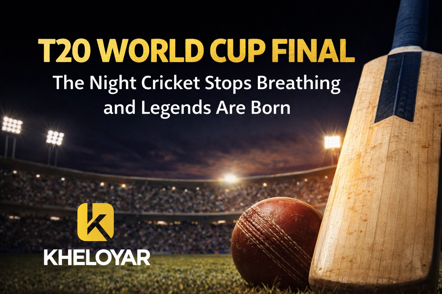 T20 World Cup Final – Cricket Legends and KheloYaar Sports Platform