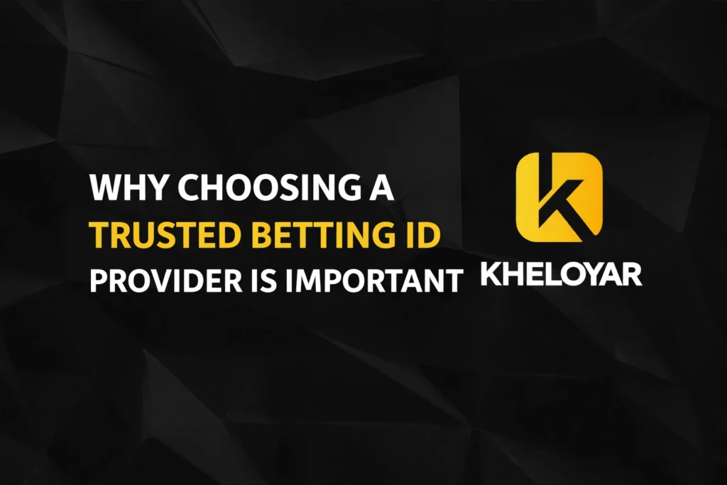 Why choosing a trusted betting ID provider is important with Kheloyar logo representing secure online betting services