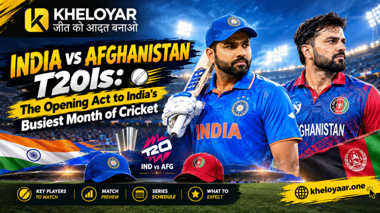India vs Afghanistan T20I series 2026